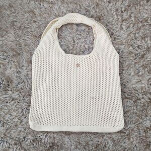 Calvin Klein Knit Shoulder‎ Hobo Bag in Ivory/Cream